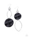 Obsessive Ostinato - Black Earrings Paparazzi