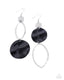 Obsessive Ostinato - Black Earrings Paparazzi Accessories