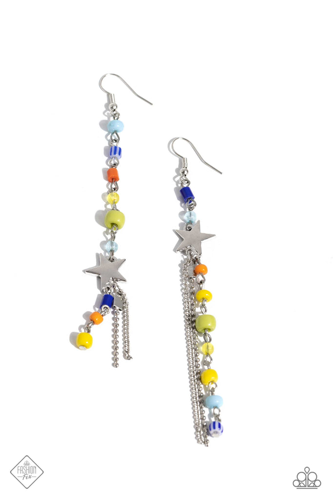 Candid Collision - Multi Earrings Paparazzi Accessories