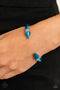 Punky Plot Twist - Blue Bracelet Paparazzi Accessories