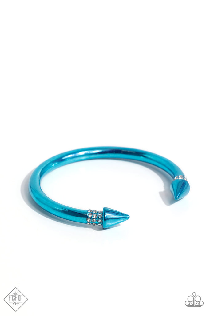 Punky Plot Twist - Blue Bracelet Paparazzi 