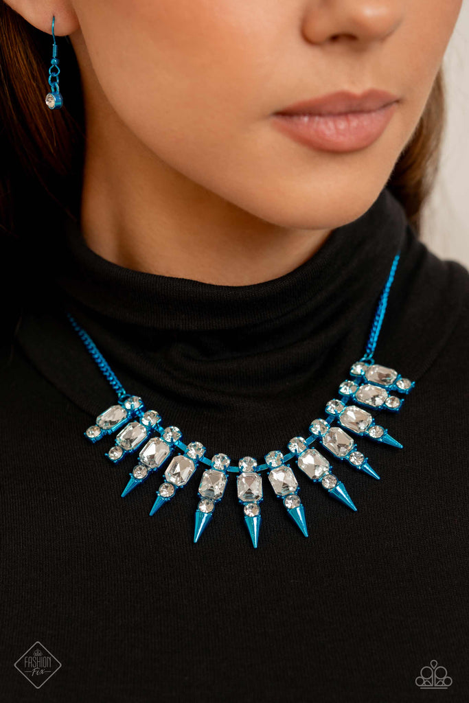 Punk Passion - Blue Necklace Paparazzi