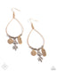 Lucky Lure - Multi (Gold & Silver) Earrings Paparazzi Accessories