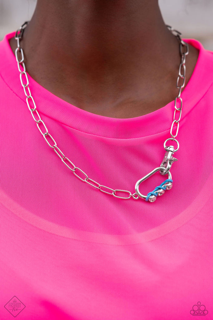 Don’t Want to Miss a STRING - Blue Necklace Paparazzi