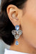 Giving Glam - Blue Earring Paparazzi