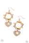 Romantic Relic - Gold Earrings Paparazzi Accessories