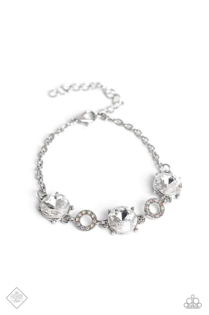 Once Upon A Treasure - White (Silver) Bracelet Paparazzi 