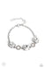 Once Upon A Treasure - White (Silver) Bracelet Paparazzi 