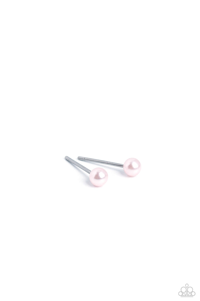 Dainty Details - Pink Pearl Earrings Paparazzi