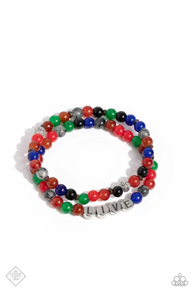 BEAD That As It May - Red Bracelet Paparazzi Accessories