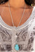 Keep the PIECE - Blue (Turquoise) Necklace Paparazzi 