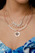 Lotus Luxury - Rose Gold Necklace Paparazzi Accessories