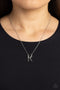 Leave Your Initials Silver - K Necklace Paparazzi Accessories