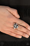 Bring Down the POWERHOUSE Silver Ring Paparazzi Accessories