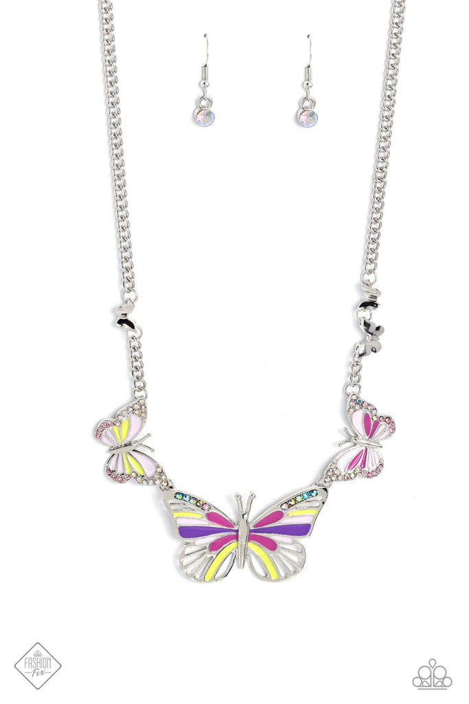 The FLIGHT Direction - Multi Necklace Paparazzi 