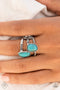 True to You - Blue Ring Paparazzi Accessories