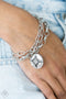 True North Twinkle - White (Silver) Bracelet Paparazzi Accessories