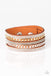 Fashion Fiend - Orange Snap Bracelet Paparazzi