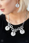 Hypnotized - Silver Necklace- Paparazzi Accessories