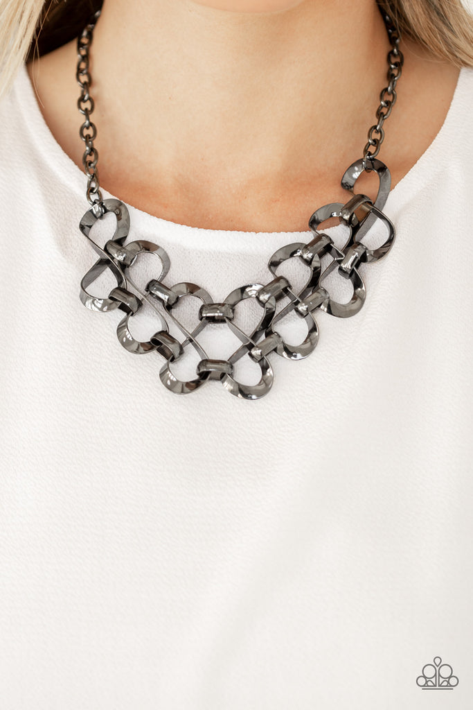 Work, Play, and Slay - Black Necklace Paparazzi Accessories