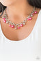 Fiercely Fancy -Pink Necklace-Paparazzi Accessories