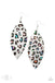 Once-A-Cheetah-Always-A-Cheetah-Multi Leather Earrings Paparazzi
