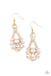 Prismatic Presence - Gold Pearl Earring Paparazzi