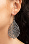 Napa Valley Vintage - Silver Earring-Paparazzi Accessories