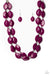 Two Story Stunner-Purple Necklace Paparazzi