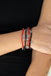 WOODnt Count It - Red Bracelet Paparazzi Accessories