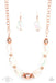Iridescently Ice Queen - Copper Necklace Paparazzi Accessories