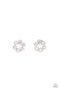 Starlet Shimmer Silver Rhinestone Earring