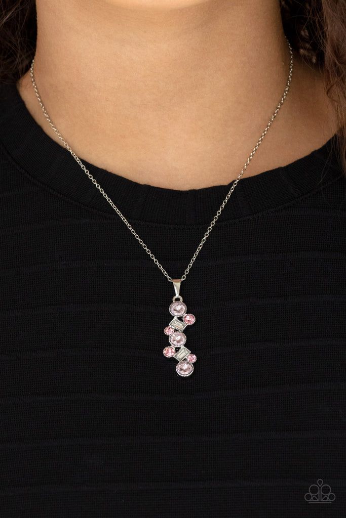 Classically Clustered - Pink Necklace Paparazzi