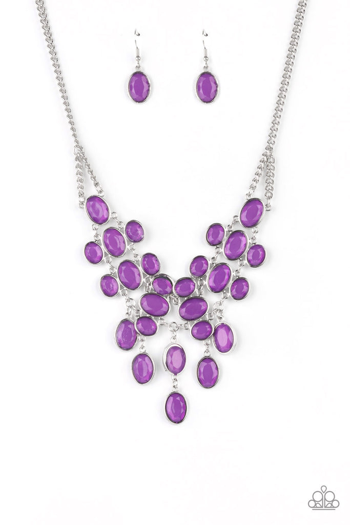 Serene Gleam - Purple Necklace Paparazzi