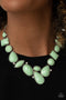 Mystical Mirage – Green Necklace-Paparazzi Accessories
