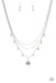 Ode To Mom - Multi (Iridescent) Silver Necklace Paparazzi