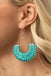Threadbare Beauty - Blue Earrings Paparazzi 