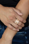 Exclusive Elegance - Gold Ring Paparazzi Accessories