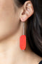 Tamarack Trail - Red Wood Earring Paparazzi Accessories