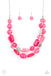 Oceanic Opulence - Pink Necklace Paparazzi 