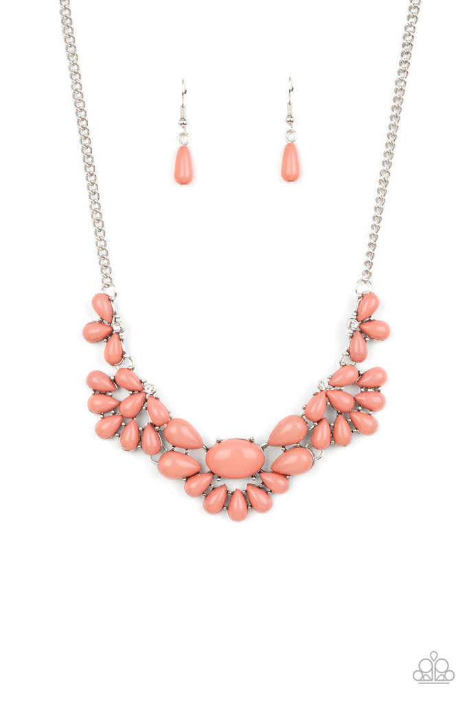 Secret GARDENISTA - Pink Necklace Paparazzi Accessories
