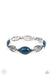 Garden Rendezvous - Blue Bracelet Paparazzi Accessories