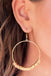 Retro Ringleader - Gold Earrings Paparazzi