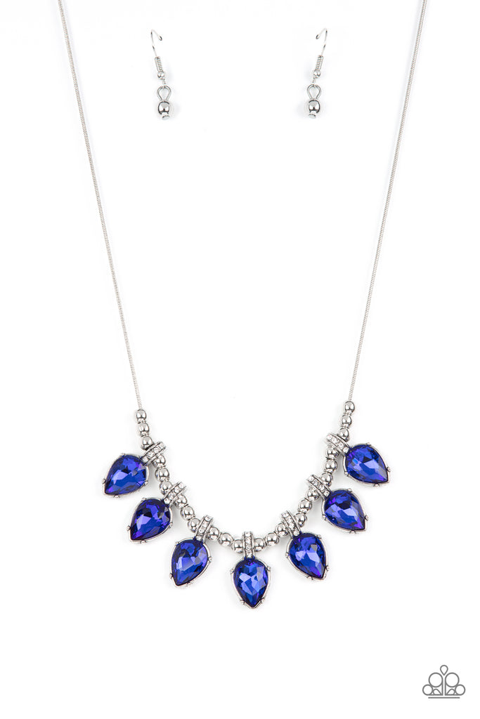 Crown Jewel Couture - Blue Necklace Paparazzi