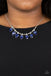 Crown Jewel Couture - Blue Necklace Paparazzi