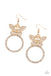 Paradise Found - Gold Earring Paparazzi Accessories