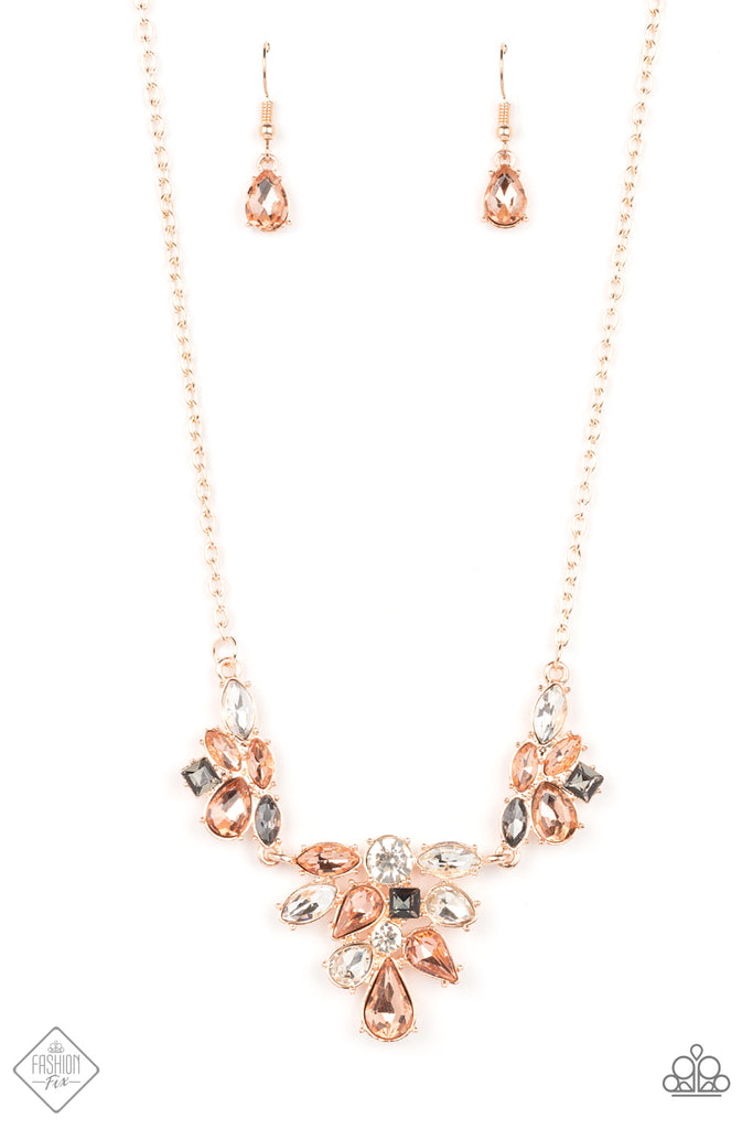 Completely Captivated - Rose Gold Necklace Paparazzi 