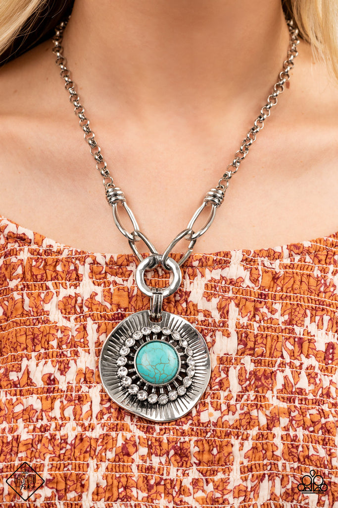 Paparazzi Botanical Ballad - Blue Necklace – Jazzy Bling Jewels LLC