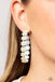 Daisy Disposition White Earrings - Paparazzi 