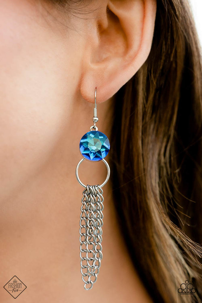 Arthurian A-Lister - Blue Earring Paparazzi 